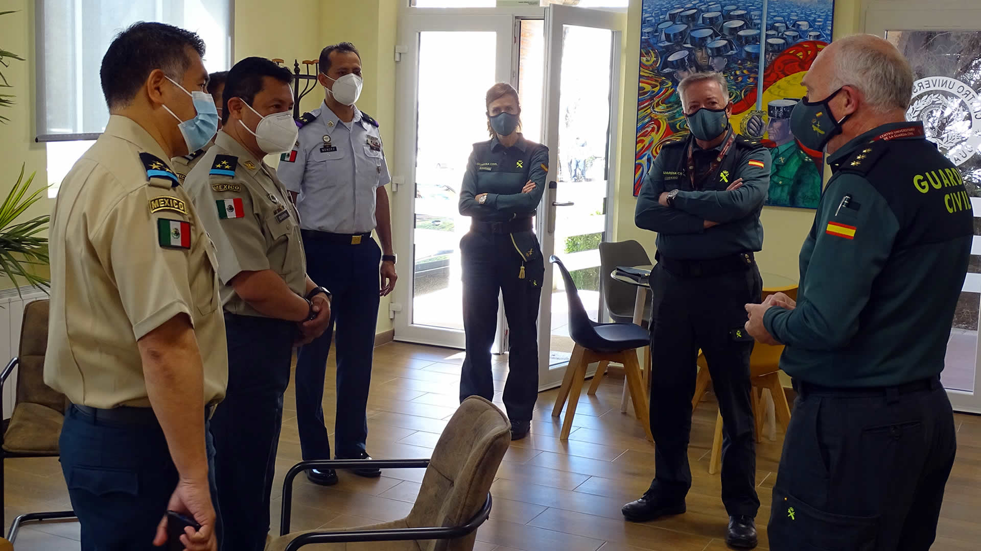 Visita de agregados de Defensa de México Visita de agregados de Defensa de México