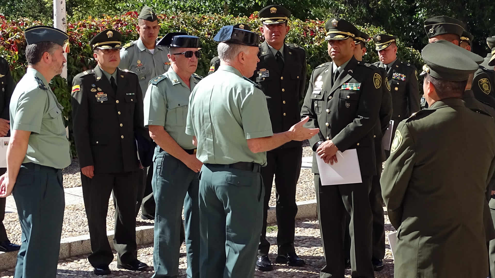 Visita de la Academia de Policía de Colombia