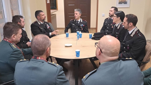 Visita del Arma dei Carabinieri al Centro Universitario de la Guardia Civil (CUGC).