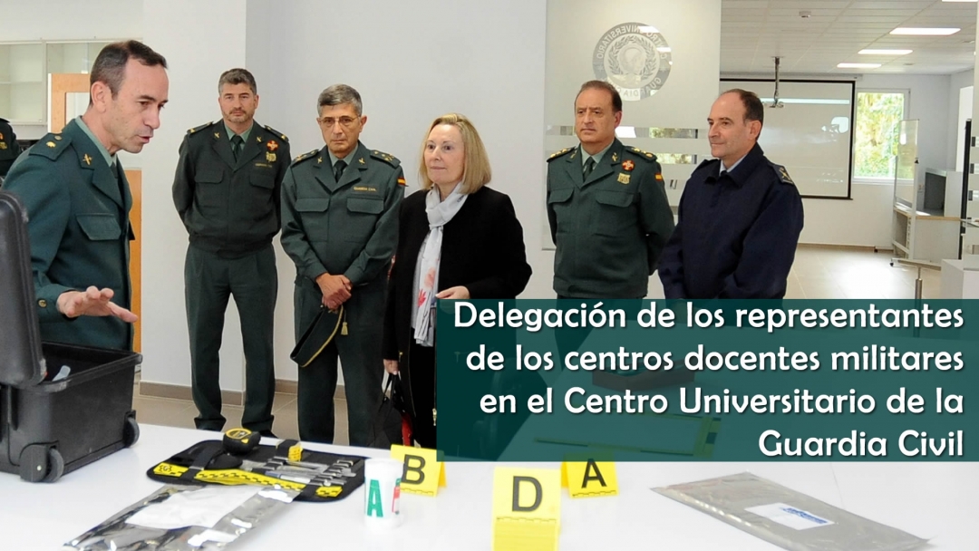 Delegación de los representantes de los centros docentes militares en el CUGC