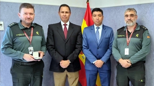 Visita del nuevo Agregado de la Policía Nacional de Ecuador de la Embajada de Ecuador en España